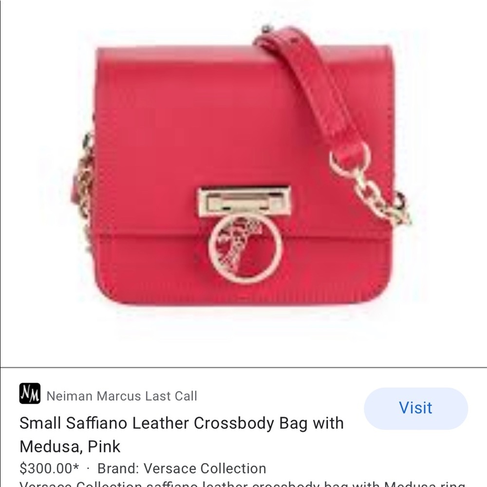 Blue Versace crossbody
